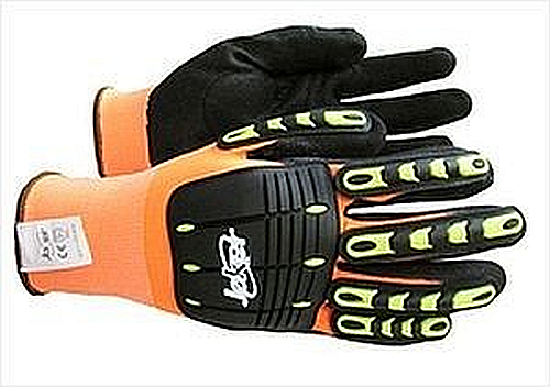 Orange Work Glove Large
