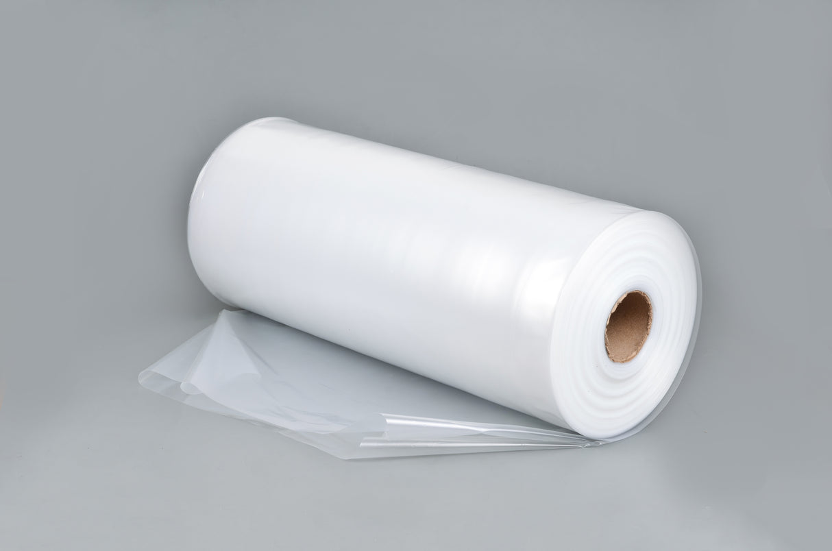 Roll of Lay Flat Clear Poly Bag, 1Mil, 1000/Case | Size:18 X 24