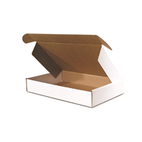 12 X 9 X 4 White Corrugated Mailer