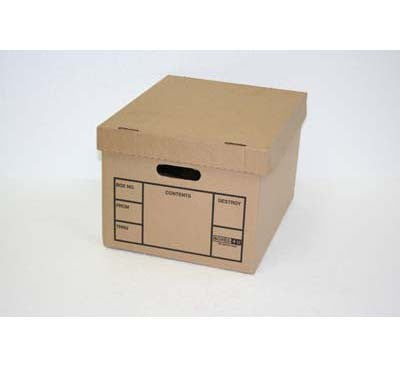 Pallet of 15 X 12 X 10 Heavy Duty File Box w/Lid