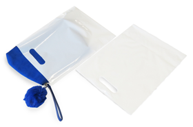 White Merchandise Bag, 1000/Case | Size:15X18