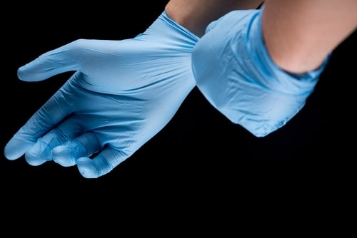 Blue Nitrile Gloves, Size: Large, 1000/Case Drop