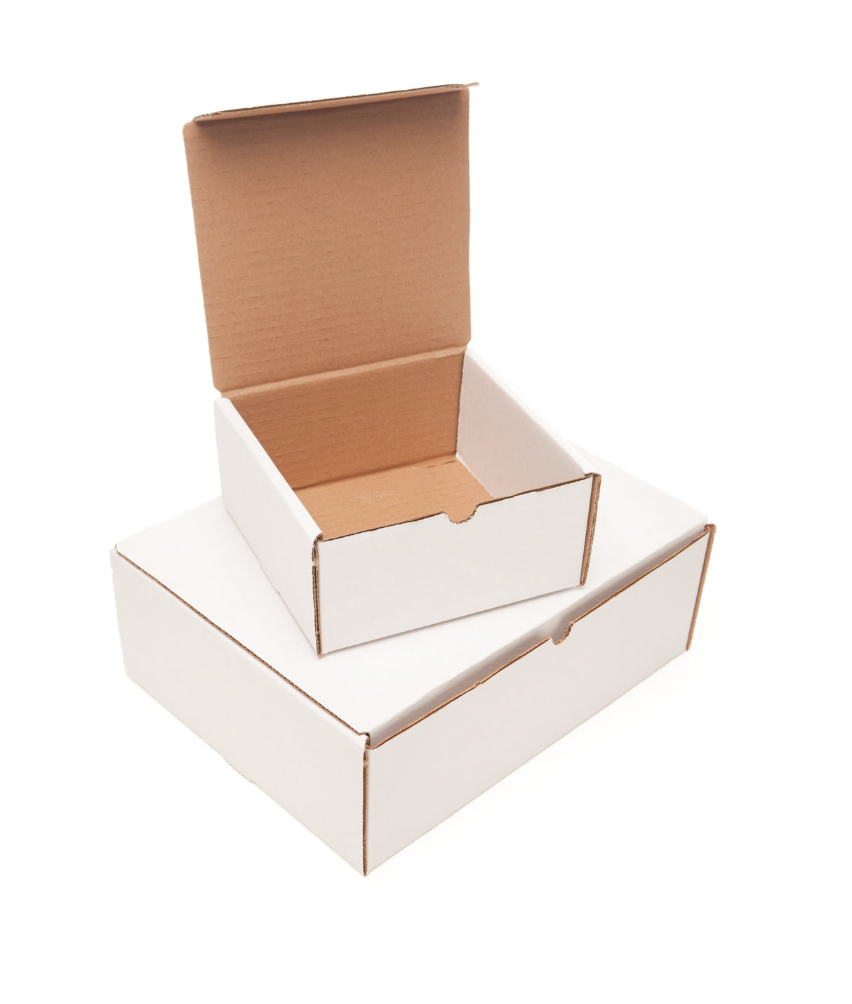 14 X 14 X 2 3/4 White Corrugated Mailer